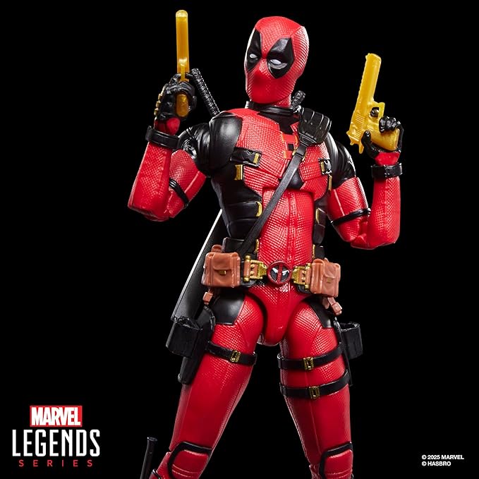 Marvel Legends Series Dogpool and Deadpool, Marvel Studios' Deadpool & Wolverine Movie Collectible 6-Inch Action Figure Gift