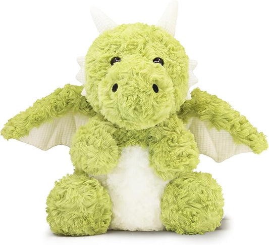 Soft Dinosaur Stuffed Plush Pillow, Adorable Green Dragon Plush Toy and Birthday Presents for Kids, Adults and Collectors(Green/11.8in)