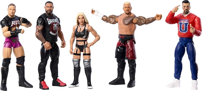 Mattel WWE Solo Sikoa Action Figure, Main Event Series #151 6-inch Collectible with 10 Articulation Points & Life-Like Look