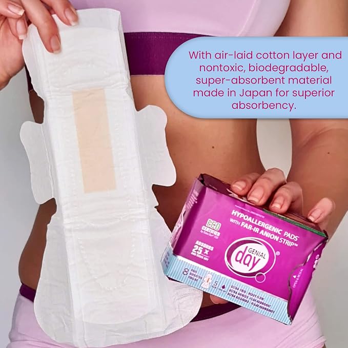 Genial Day Heavy Pads 8 CT