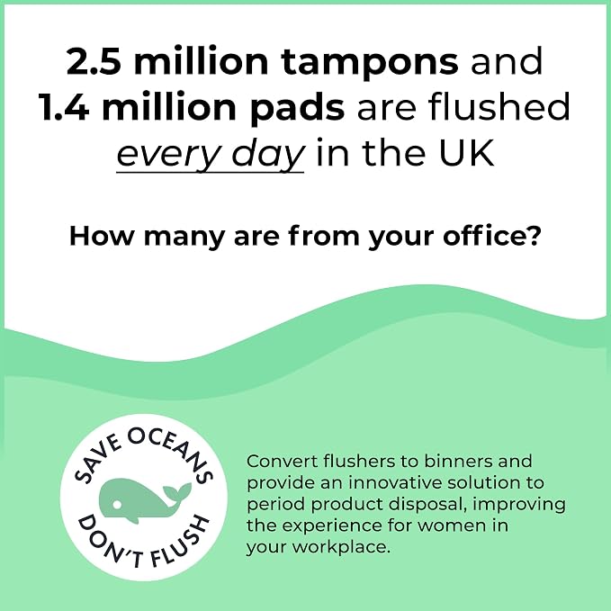 Fab Little Bag Sanitary Waste Bags - Pack of 200 Dispenser Bags (Dispenser Sold Separately) - Prevents Odours, No Mess, Eco Friendly
