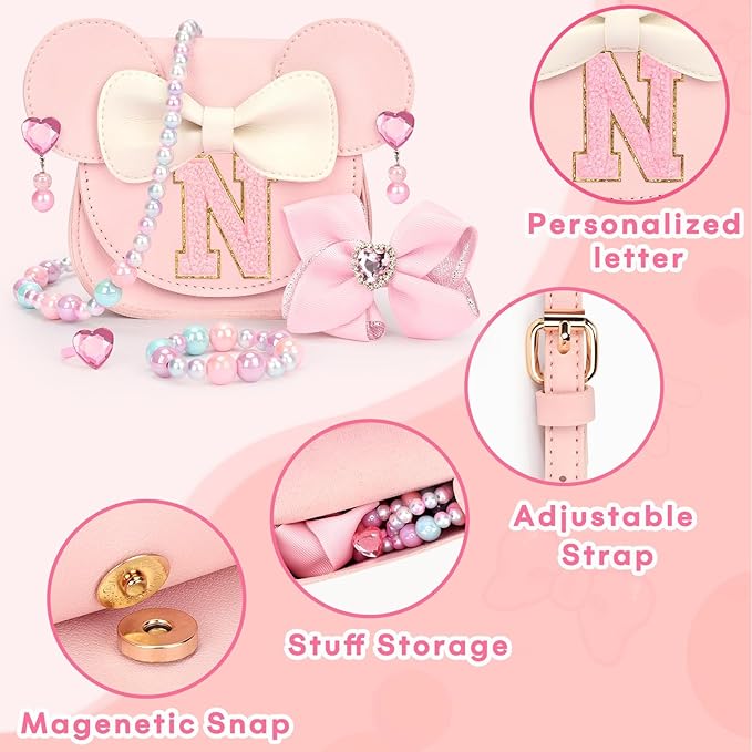 mibasies Toddler Purse Gifts for Girls: 3 Year Old Girl Gifts, Mouse Toys Purse Set