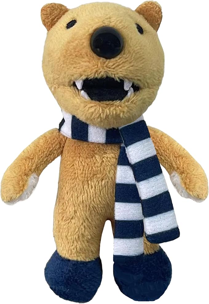 Bobbi-Dobbiez Attachable Plushie Penn State Nittany Lion Mascot – Attaches to Backpacks, Bags, Shoes, Water Bottles, and More