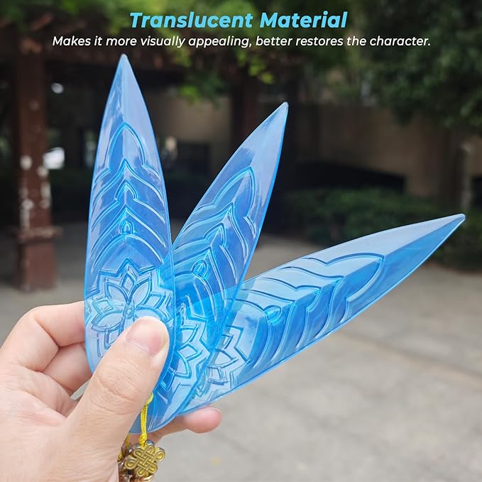 Costume Weapons for Hunter Zoey Cosplay: Anime Merch 6" Darts 3-Pack - Outfit Accessories Prop