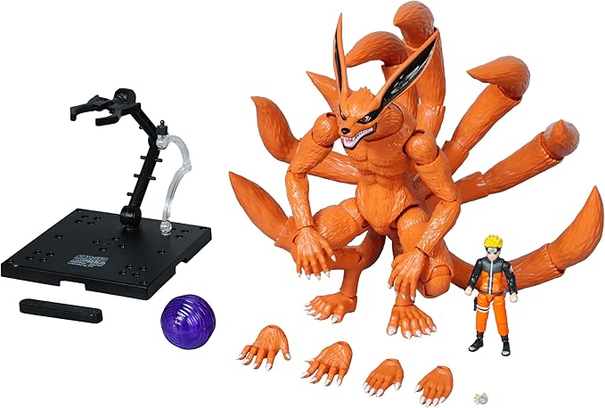 BLOKEES - Naruto Shuppuden LE01 Nine Tails Kurama - Model Kit - Assembly Required - No Tools - No Paint - No Glue - No Cutting - Age 14+