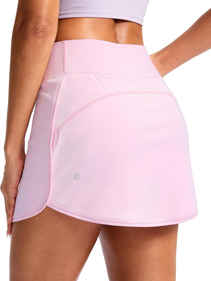 Skorts for Women with Pockets High Waisted Golf Skirts | Built-in Shorts, A Line, Athletic, Casual, Pickleball, Tennis Skirt