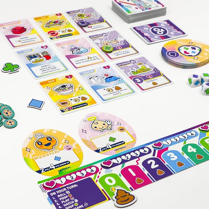Tamagotchi Collections - The Quirky Tomagotchi Management Game: Feed, Play, and Care for Your Friends. for Ages 8 Years and up - 2 to 4 Players
