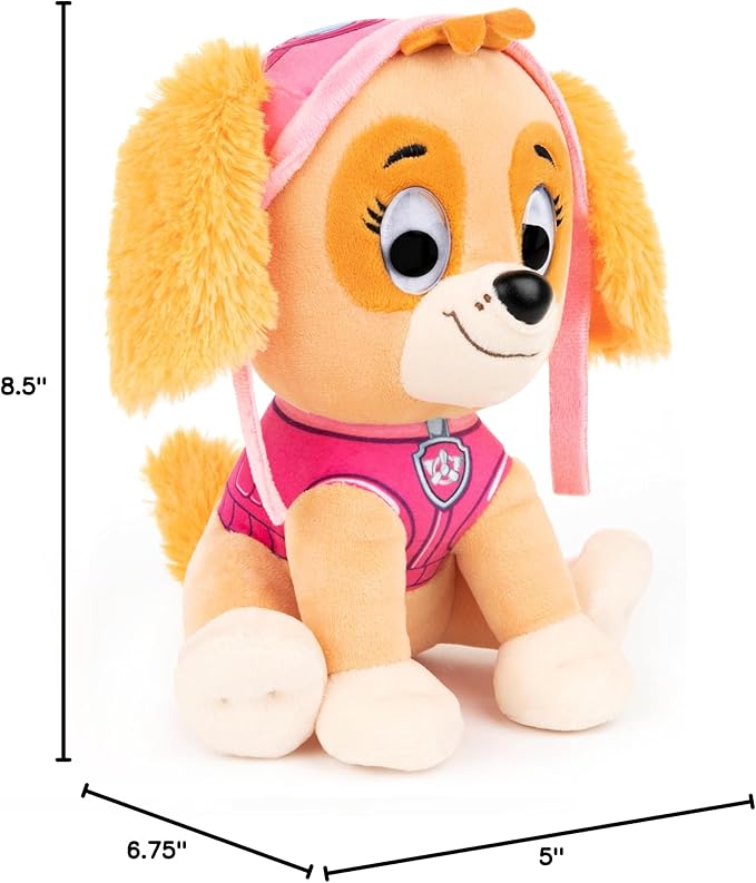 GUND PAW Patrol Skye in Signature Aviator Pilot Uniform for Ages 1 and Up, 9" (Styles May Vary)