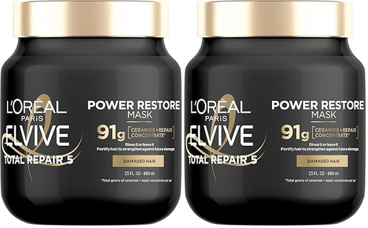 L'Oreal Paris Elvive TR5 Power Restore Multi Use Treatment (Packaging May Vary) (Pack of 2)