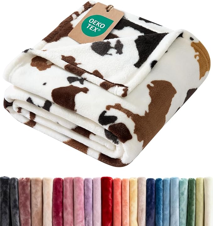 Ultra Soft Fleece Blanket - Flannel Fleece Luxury Blanket - Lightweight for Couch Bed Chair - Thick, Warm and Breathable - All Season Cozy Fuzzy, Anti-Static Microplush Bedding, Queen, Design 263