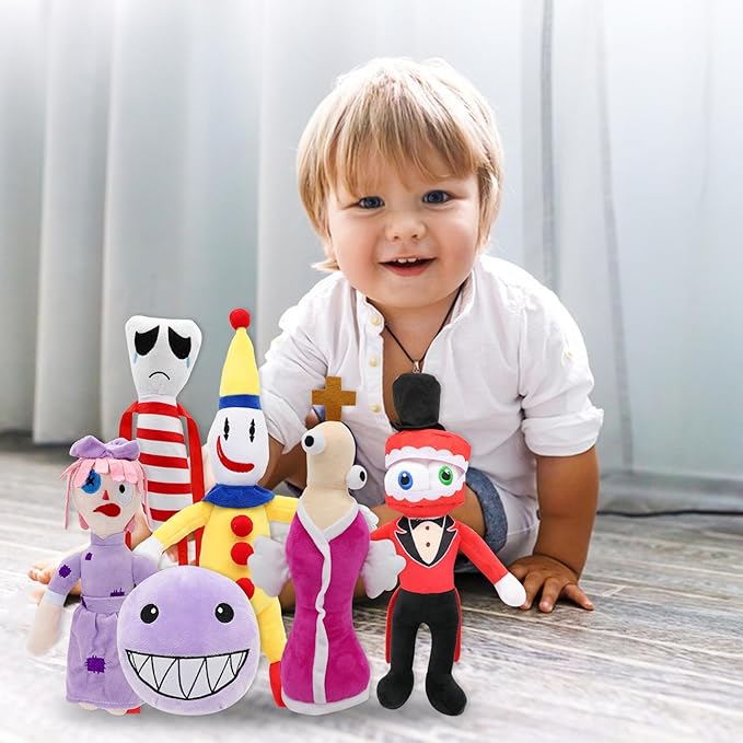 The Amazing Digital Circus Plush,12" Pomni Plushies Toy Gift, Cute Stuffed Figure Doll for Kids and Adults, Birthday Halloween Christmas Choice for Boys Girls
