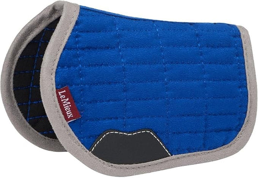 LeMieux Toy Pony Jump Saddle Pad for Toy Pony - Soft Suede & Cotton Lining - Suitable for Ages 3 Years + - Gift for Kids - Benetton Blue