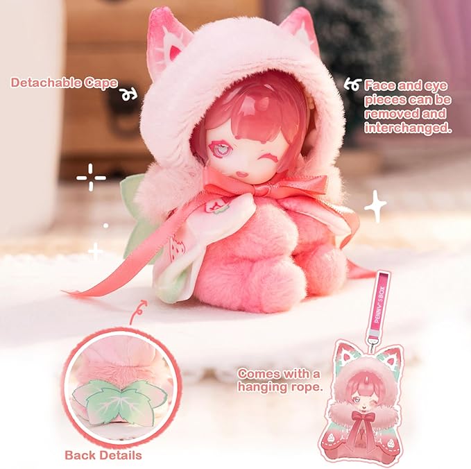Antu Cute Petite Series Plush Blind Box 1PC (1 of 7 Possible Styles) Cute Figures Collectible Toys Birthday Gifts