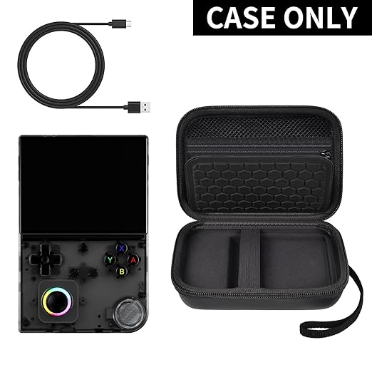 PAIYULE Travel Case Compatible with RG40XX V Retro Handheld Game Console, Handheld Emulator Storage Holder Organizer, Android Game Console Carrying Bag (Box Only)