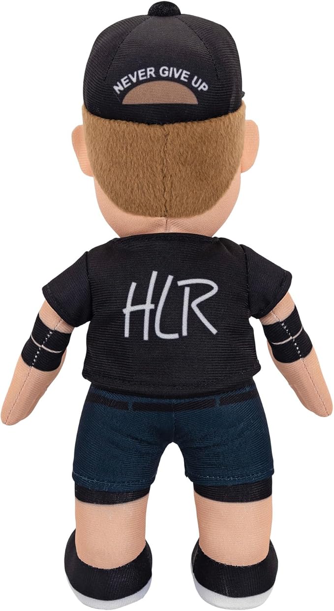 Bleacher Creatures WWE John Cena (Hustle Loyalty Respect) 10" Plush Figure - A Wrestling Legend for Play or Display