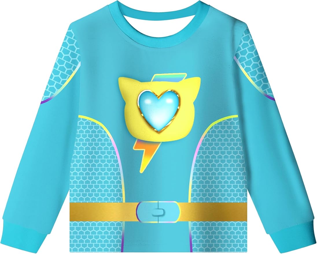 ACoiay Kids Kitties Daily Outfit with Mask and Headband for 2-8 Years