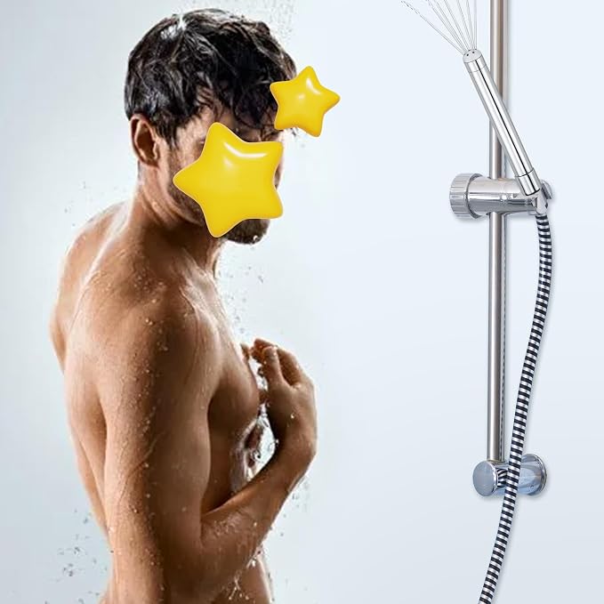 Aluminium 3 Shower Heads Water Nozzle Anal Douche Vaginal Cleaning Kit + Velvet Carry Bag