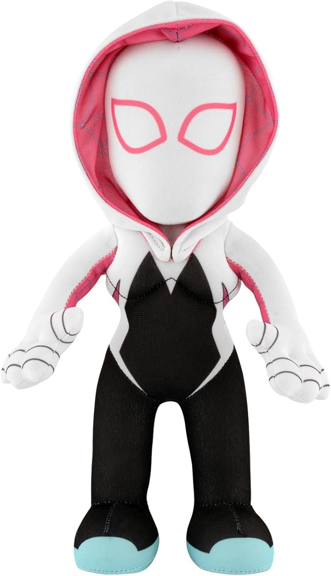 Bleacher Creatures Marvel Ghost Spider (Spider-Gwen) 10" Plush Figure - Superhero for Play or Display