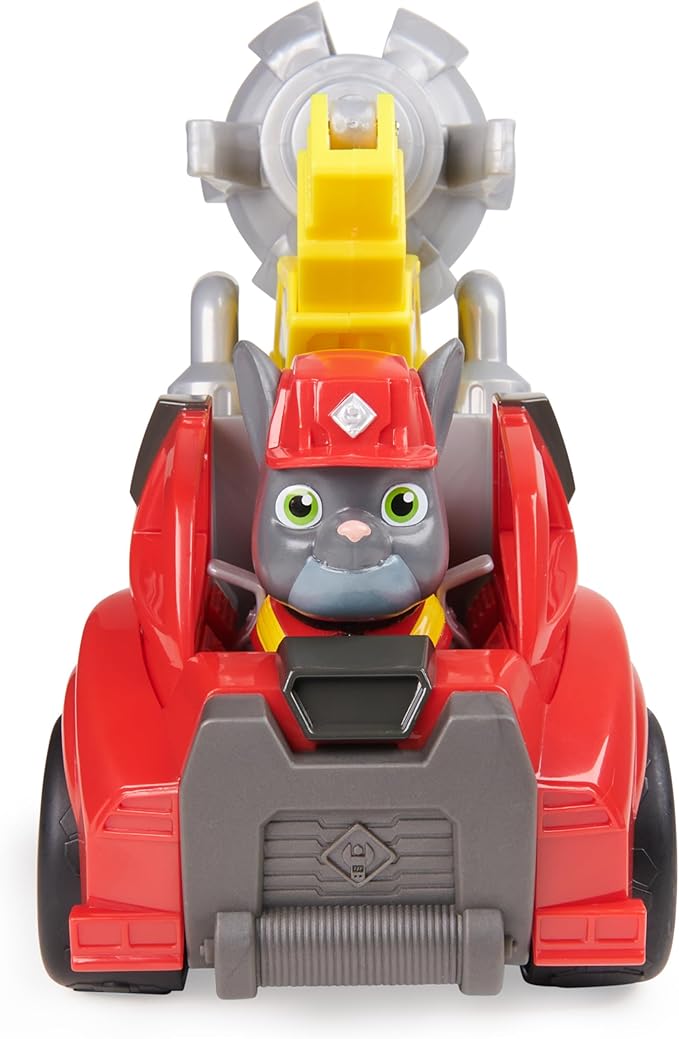 Rubble & Crew, Charger’s Crane Grabber Toy Truck with Movable Parts and a Collectible Action Figure, Kids Toys for Ages 3 and Up