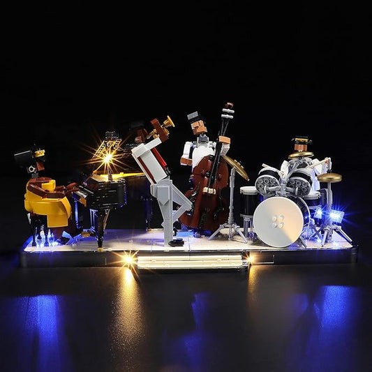 LED Light Kit for Lego 21334 Jazz Quartet Set, Compatible with Lego 21334 Building Blocks Model(Not Include Blocks Set)