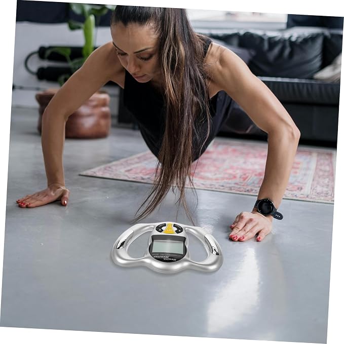 Digital Fat Loss Monitor Handheld Body Composition Measuring Device with Advanced BMI Analysis Portable Wellness Scanner for Accurate Percentage Assessment and Use