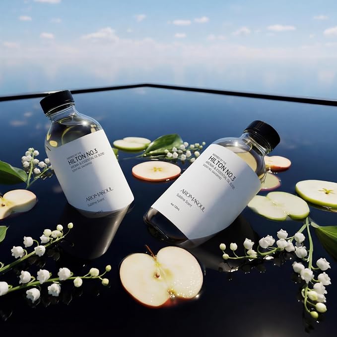 Hotel Diffuser Oil Inspired by Hilton Scent - Premium Fragrance Oil for Ultrasonic and Waterless Diffuser - 120 mL, 4 fl oz
