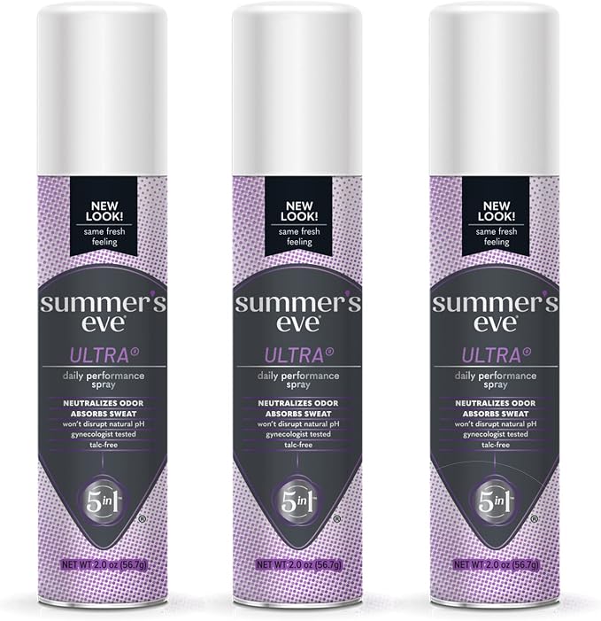 Summer's Eve Feminine Spray Bundle - Ultra Daily 3 Pack and Blissful Escape 2 oz