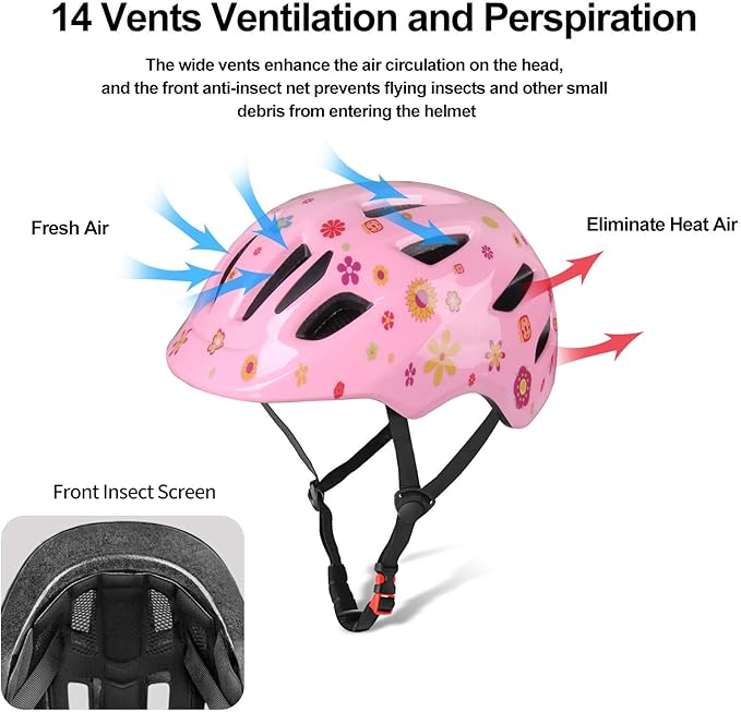 GLAF Baby Bike Helmet Toddler Helmets for 1 Year Old and up Infant Girls Boys Multi Sport Adjustable for Scooter Bicycle Skateboard Cycling