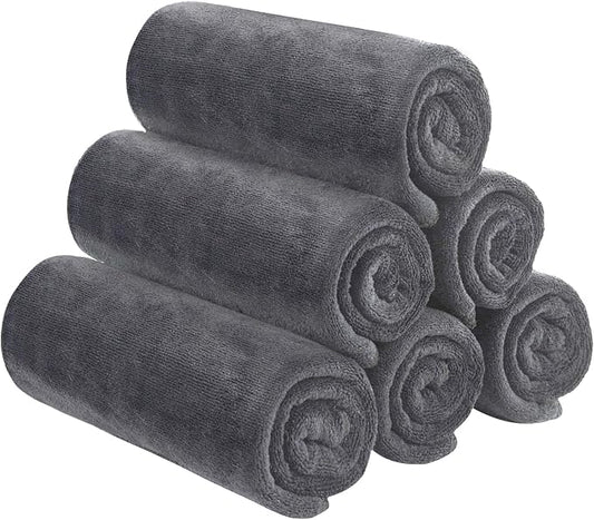 SINLAND Microfiber Gym Towels Super Absorbent Compact Travel Workout Towel Quick Dry Camping Sweat Towel for Sports Beach Swimming Backpacking Hiking and Yoga Men Women 16 Inch X 32 Inch