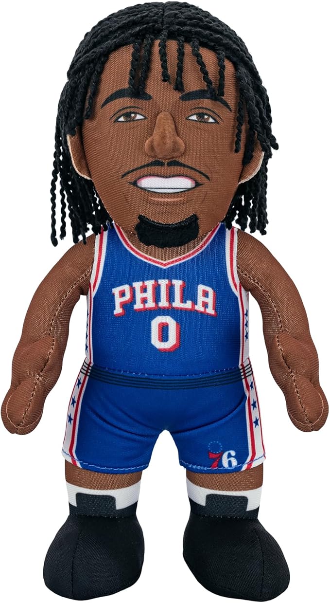 Bleacher Creatures Philadelphia 76ers Tyrese Maxey 10" NBA Plush Figure - A Superstar for Play or Display