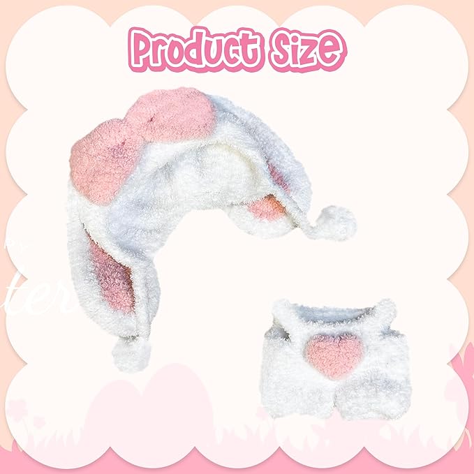 Clothes Fit for 17CM Doll, Fashion Doll Clothes Outfit Set Cute Theme Designer Toys Dress Accessories for Collector Fans Display (Bunny)