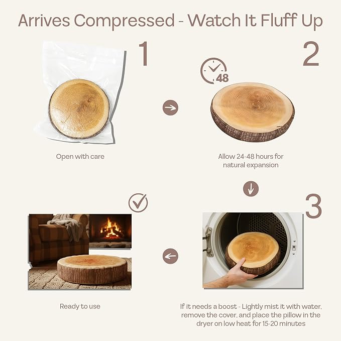 Pretend Campfire Set for Kids with S'Mores Kit & Wood Log Pillow - Soft, Safe & Durable Toy Campfire for Pretend Play & Sensory Play - Giftable Plush Felt Kids Campfire Playset for Ages 3+