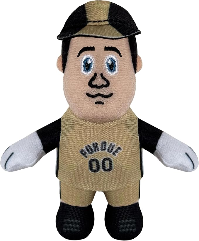 Bobbi-Dobbiez Attachable Plushie Purdue Pete Mascot – Attaches to Backpacks, Bags, Shoes, Water Bottles, and More