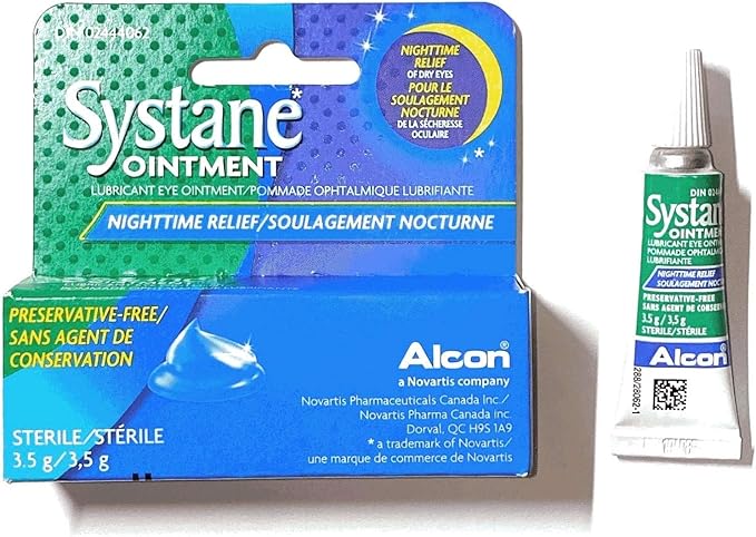 Systane Lub Eye Nightime Ointment 3.5g (2 Pack) 0.12 Ounce