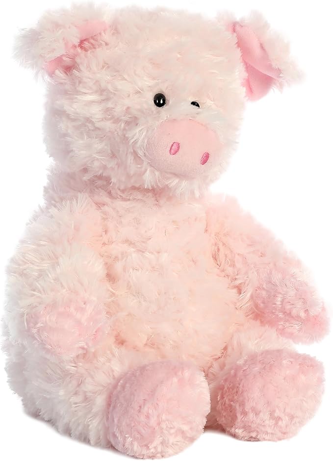 Aurora® Snuggly Tubbie Wubbies™ Pig Stuffed Animal - Comforting Companion - Imaginative Play - Pink 12 Inches