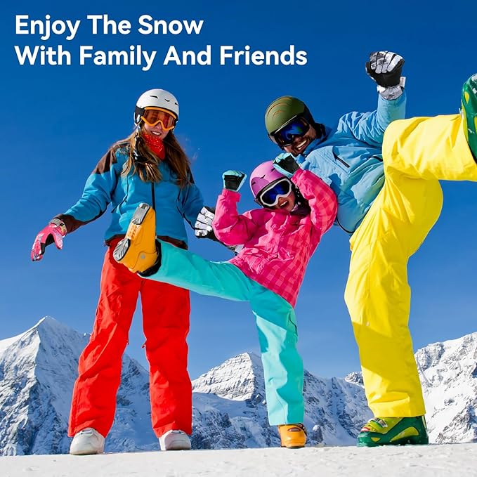 Ski Gloves,Snow Gloves,Waterproof Cold Weather Winter Gloves for Parent Boys Girls- Cycling, Driving, Running