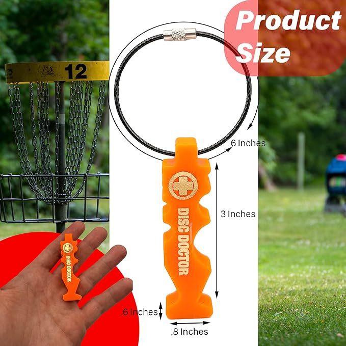 Repair Tool for Disc Golf Discs, Disc Golf Bag Accessory to Repair a Disc During or After a Round
