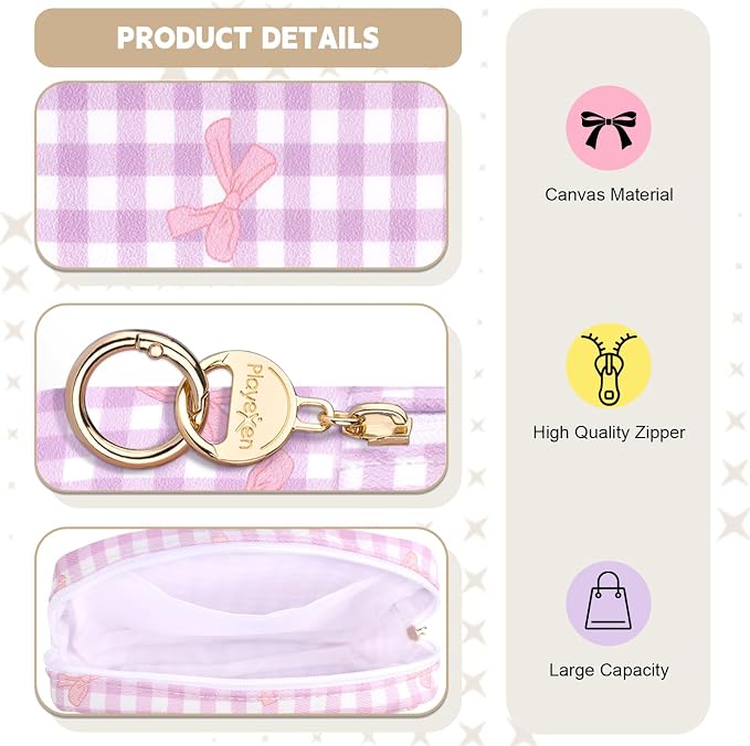 Period Bag for Teen Girls, Canvas Sanitary Napkin Storage Bag with Zipper, Portable Menstrual Pad Bag Tampon Holder for Purse