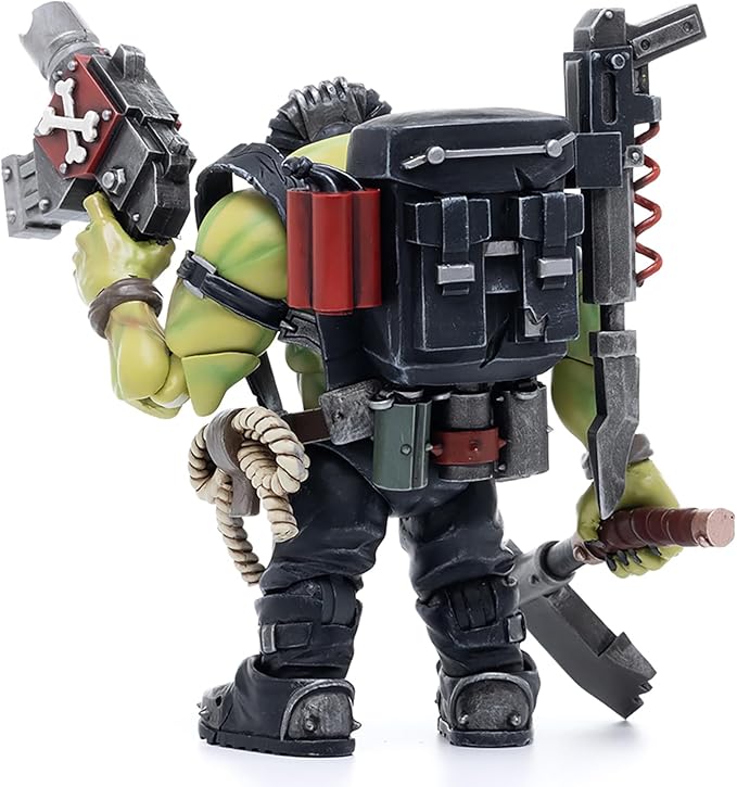 JOYTOY Warhammer 40K 1/18 Action Figures, Ork Kommandos Dakka Boy Snarit Perfect for Collectors & Decor, Ideal Gift for Birthdays, Christmas, Character Figure - JT2955