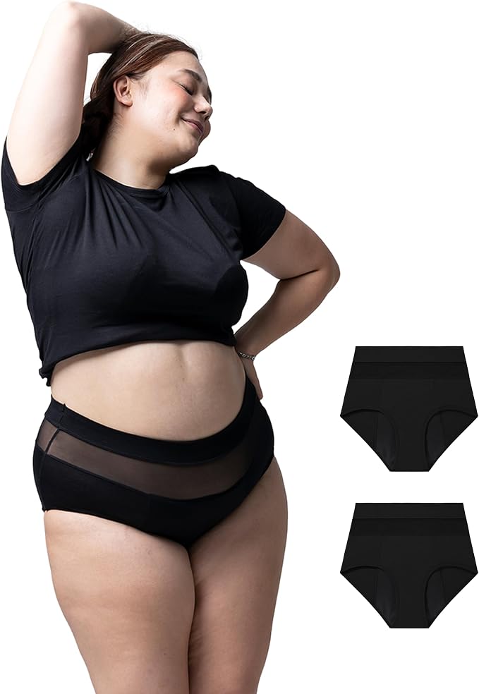 Goat Union Overnight Period Underwear for Women Heavy Flow, Leakproof Menstrual Panties Full Coverage