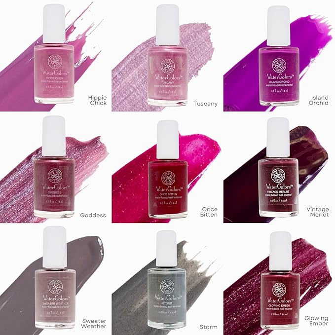 Honeybee Gardens Water-Based Nail Enamel, Clear, Eco-Friendly, Odorless & Vibrant Polish, 0.5 fl oz