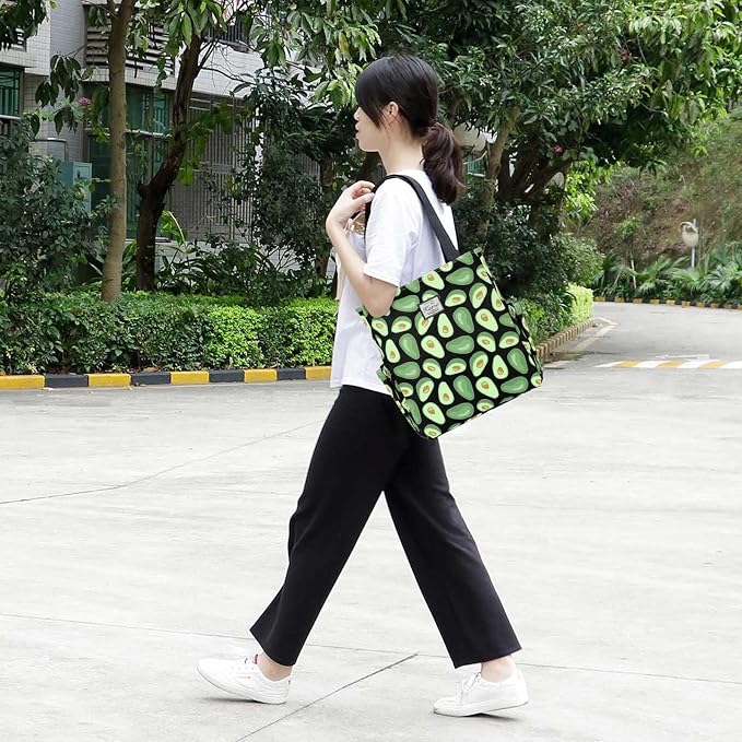 KAMO Floral Tote Bag - Waterproof Lightweight Handbags Travel Shoulder Bag for Hiking Yoga Gym Swimming Travel Beach