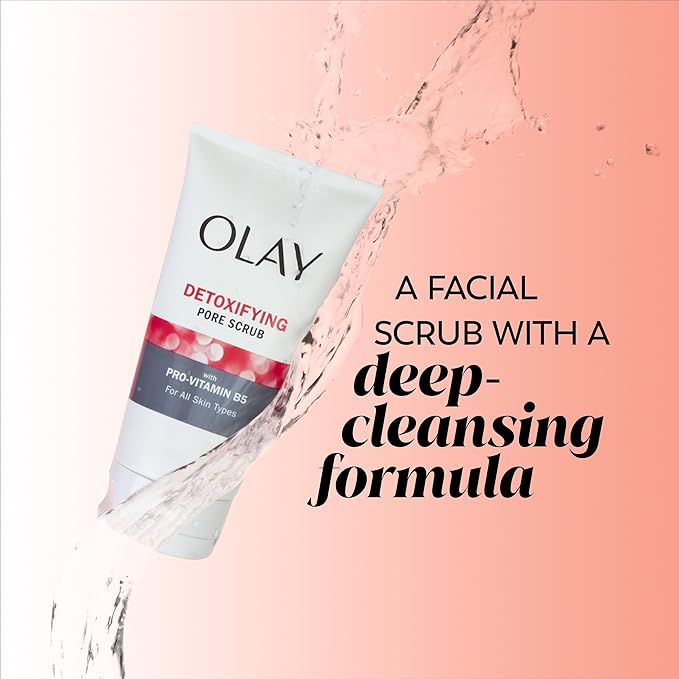 Olay Regenerist Detoxifying Pore Scrub Facial Cleanser, 5 Fl Oz