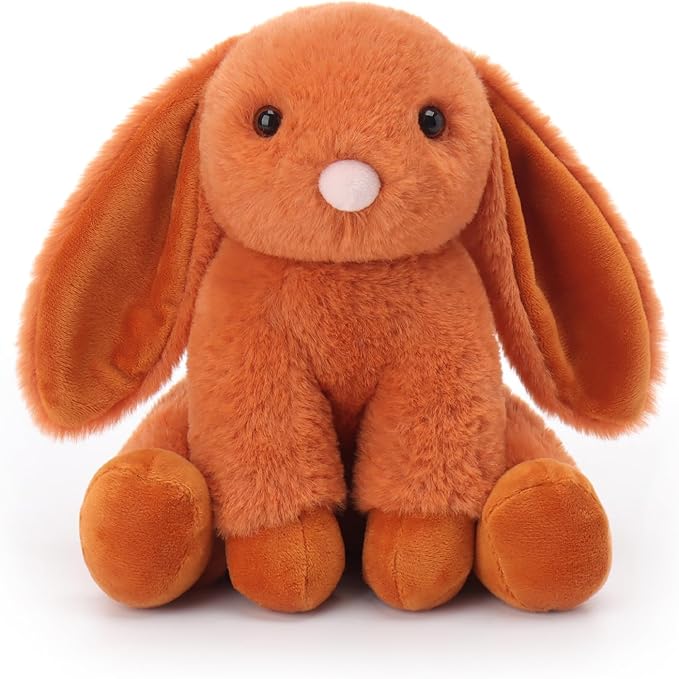 Apricot Lamb Fragrant Orange Bunny Stuffed Animals for Kids, Soft Cute Plush Toys for Baby Girl and Boy, 7.9 Inches