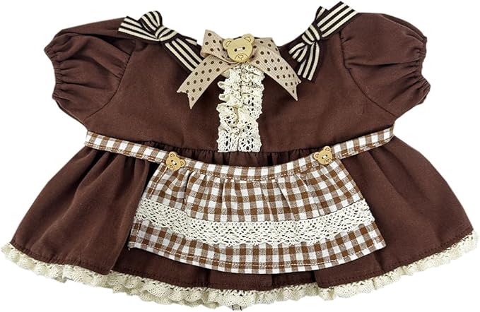Brown Dress Fits Most 14"-18" Stuffed Animal and Make Your Own Plush Toys