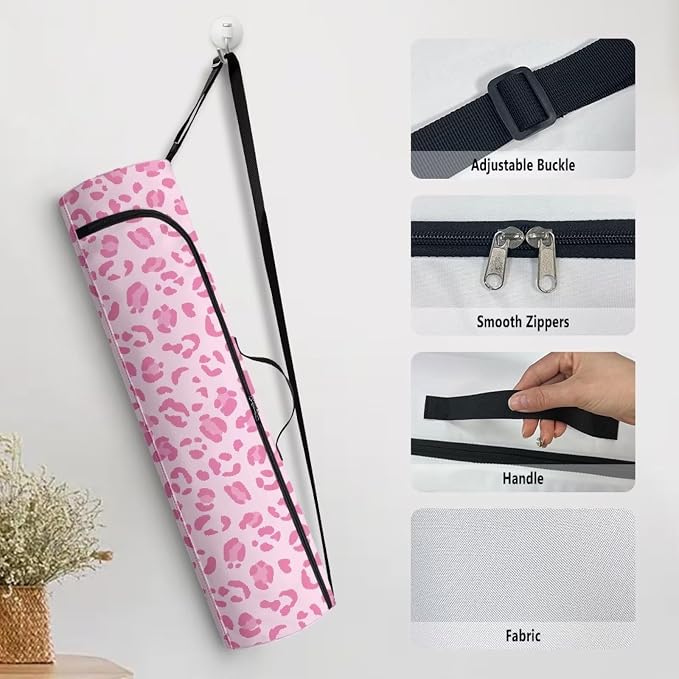 Yoga Mat Bags for Women Lightweight Gym Bag with Strap Full Zip Yoga Accessories