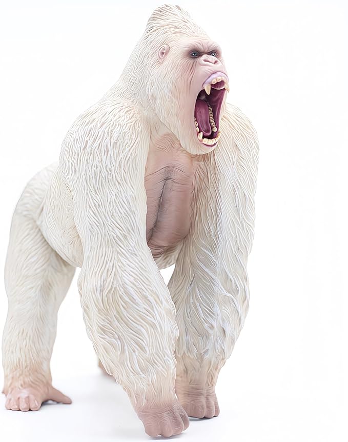 Gorilla Toys Action Figure Rampage Gorilla Fight Mode Gorilla Ape Solid Wild Animal Figurines for Role Playing Story Telling Toy