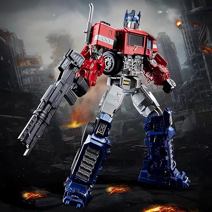 Deformation Robot Toy - Exciting Deformed Car Robot Toys, Perfect Kids Robot Toys, Red Car Action Figure for Kids 3 Years and Up, Durable & Portable Movie Fans Collection Birthday Gift