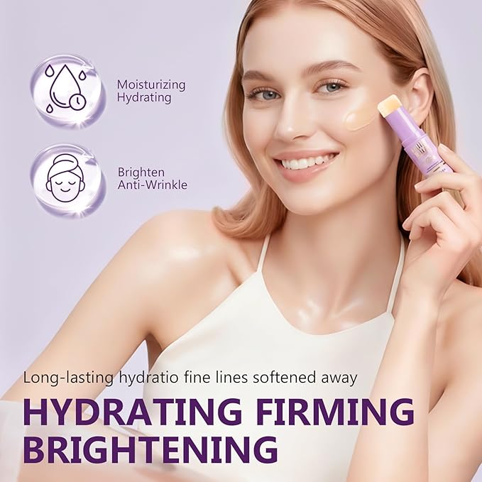 AiRunTech Salmon Dna Multi Balm Stick, Anti-Wrinkle, Hydrating & Firming Face, Eye and Neck Balm, Moisturizing Stick for Women to Tighten, Compact and Portable, Nourishing Hydration for Skin care