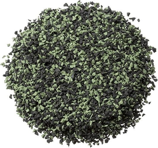 Poured-in-Place Surfacing Repair Kit Fix Rubber Playground (Green/Black, Standard)